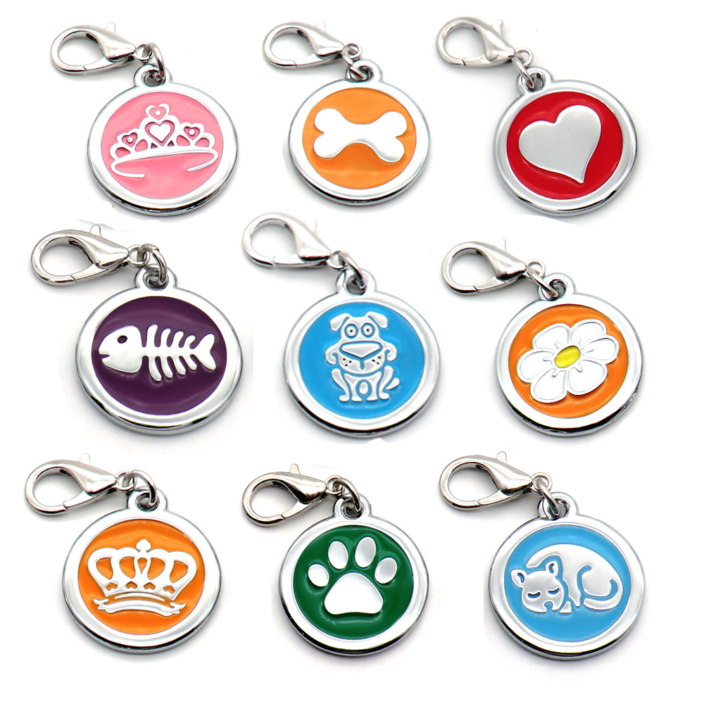 Reflective Dog Collar Personalized Engraved - Groothandel 20Pcs Dog Tag Gegraveerde Maat