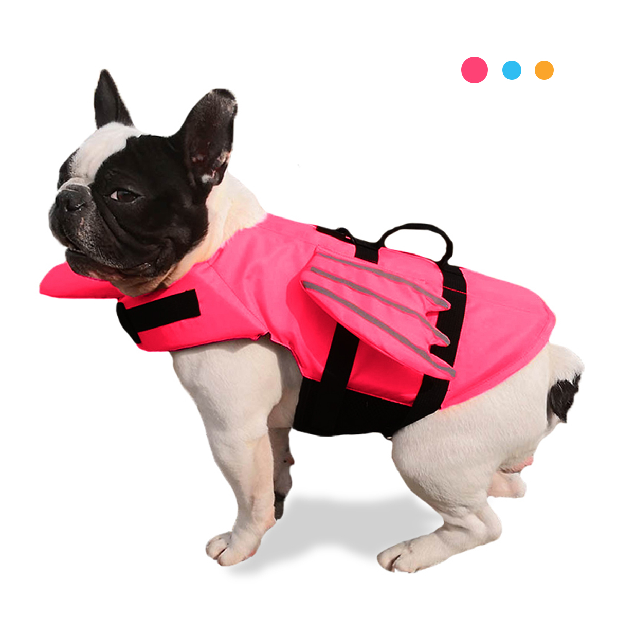 Dog Life Jacket Vest Buoyancy Handle - Hondenreddingsvest, hondenveiligheidsvest, verstelbaar reddingsvest met hoge