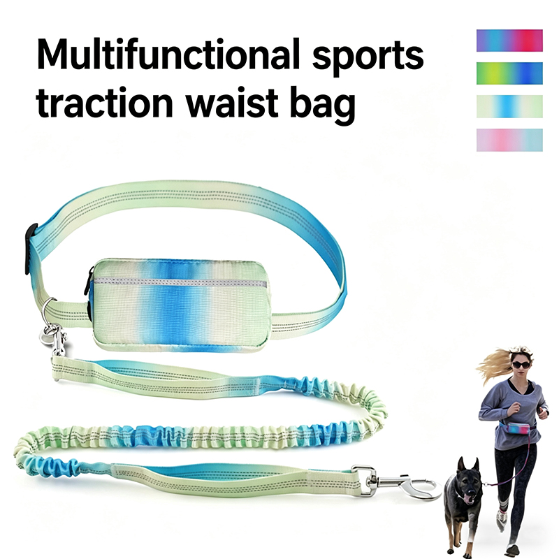 Hands Free Dog Running Leash Waist Belt - Hondenriem met elasticiteit, handsfree hondenriem voor