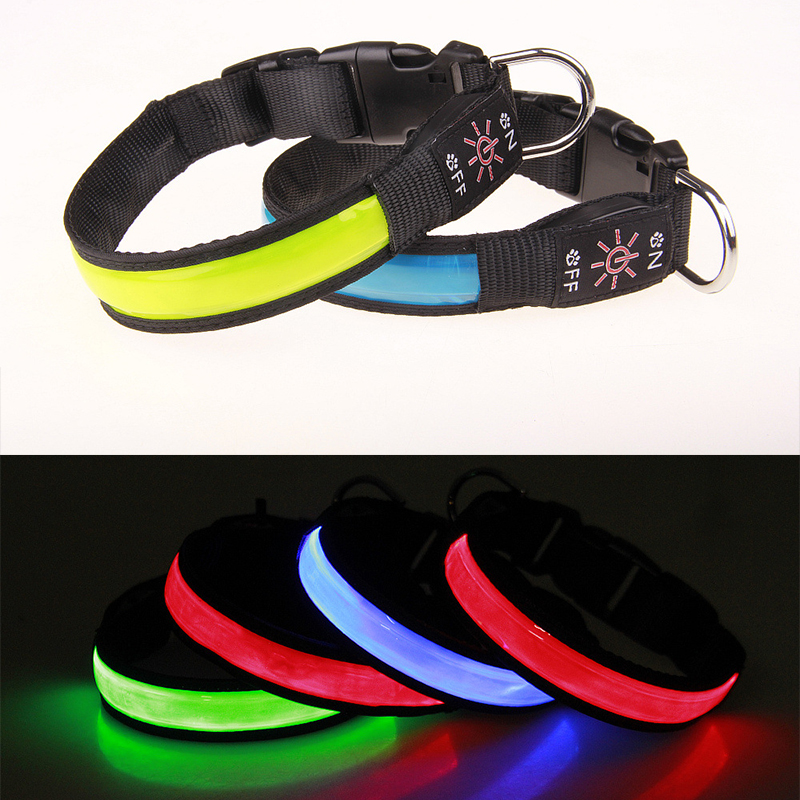 Led Dog Collar Glowing Rechargeable Usb - Pinkycolor Usb Opladen Led Halsband Lichtgevende