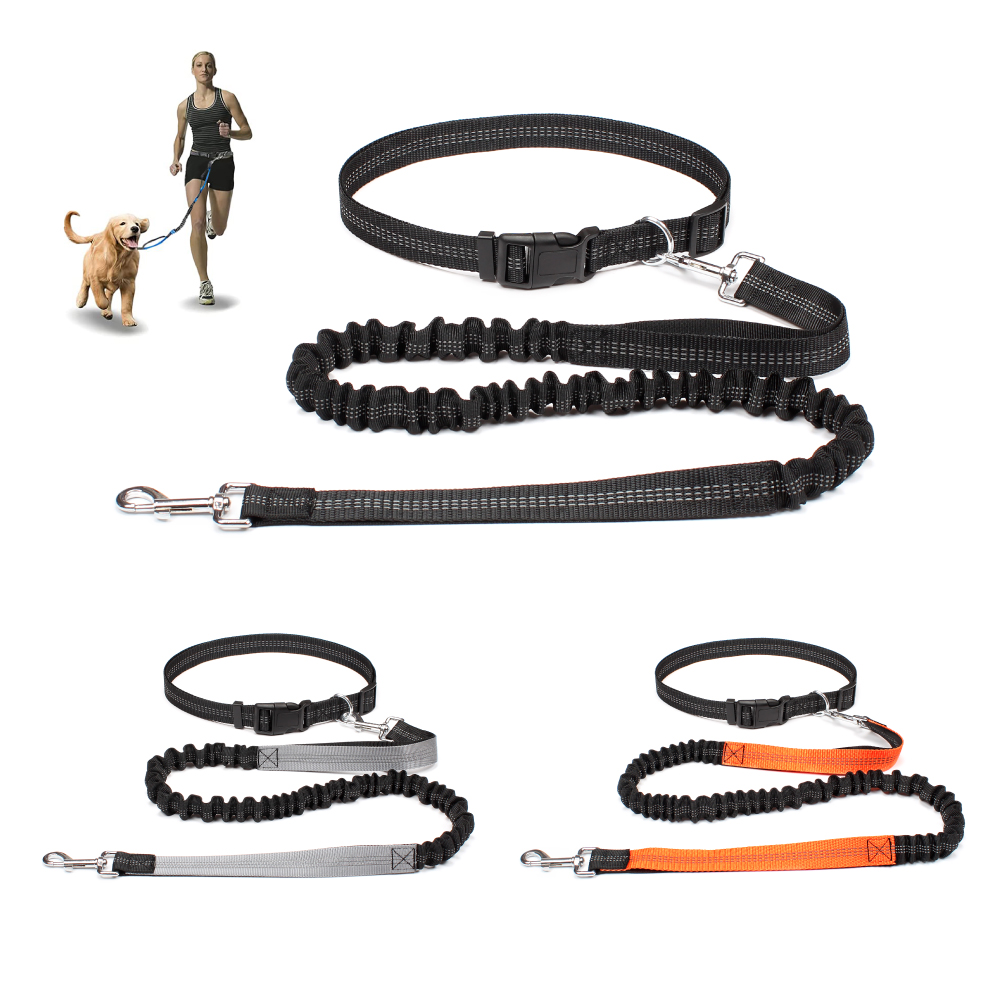Hands Free Dog Running Leash Waist Belt - Handvrije hondenriem voor wandelen, rennen en