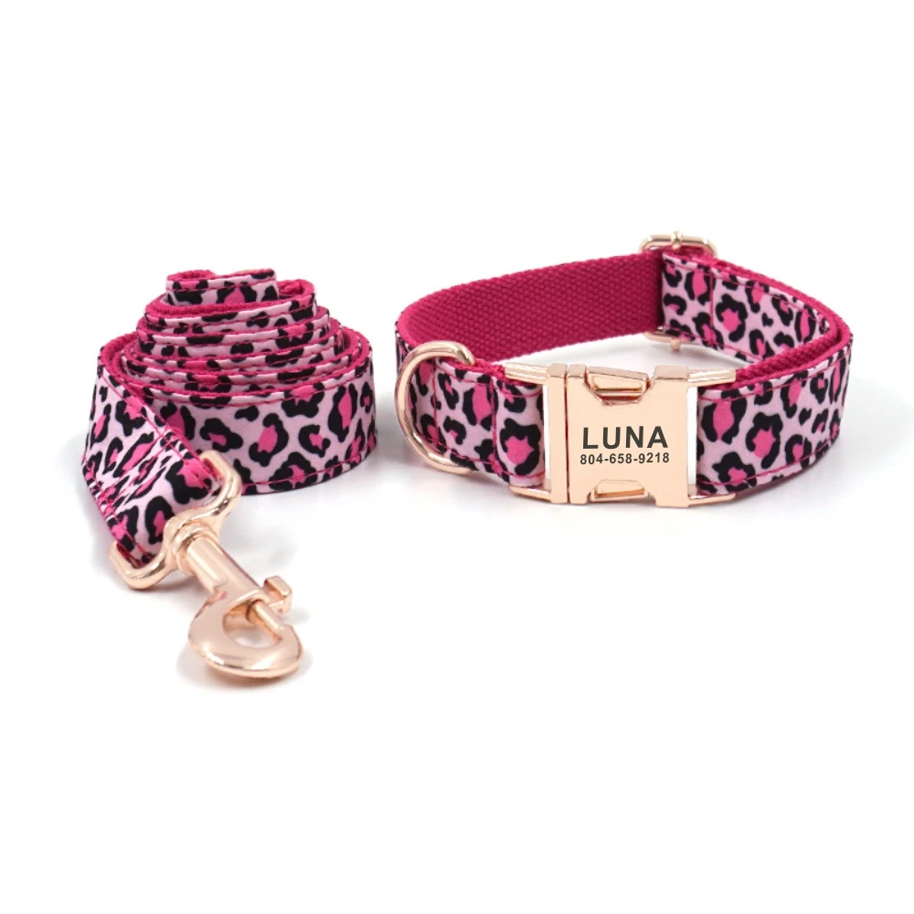 Reflective Dog Collar Personalized Engraved - Gepersonaliseerde halsband Aangepaste huisdierhalsbanden Gratis gravure