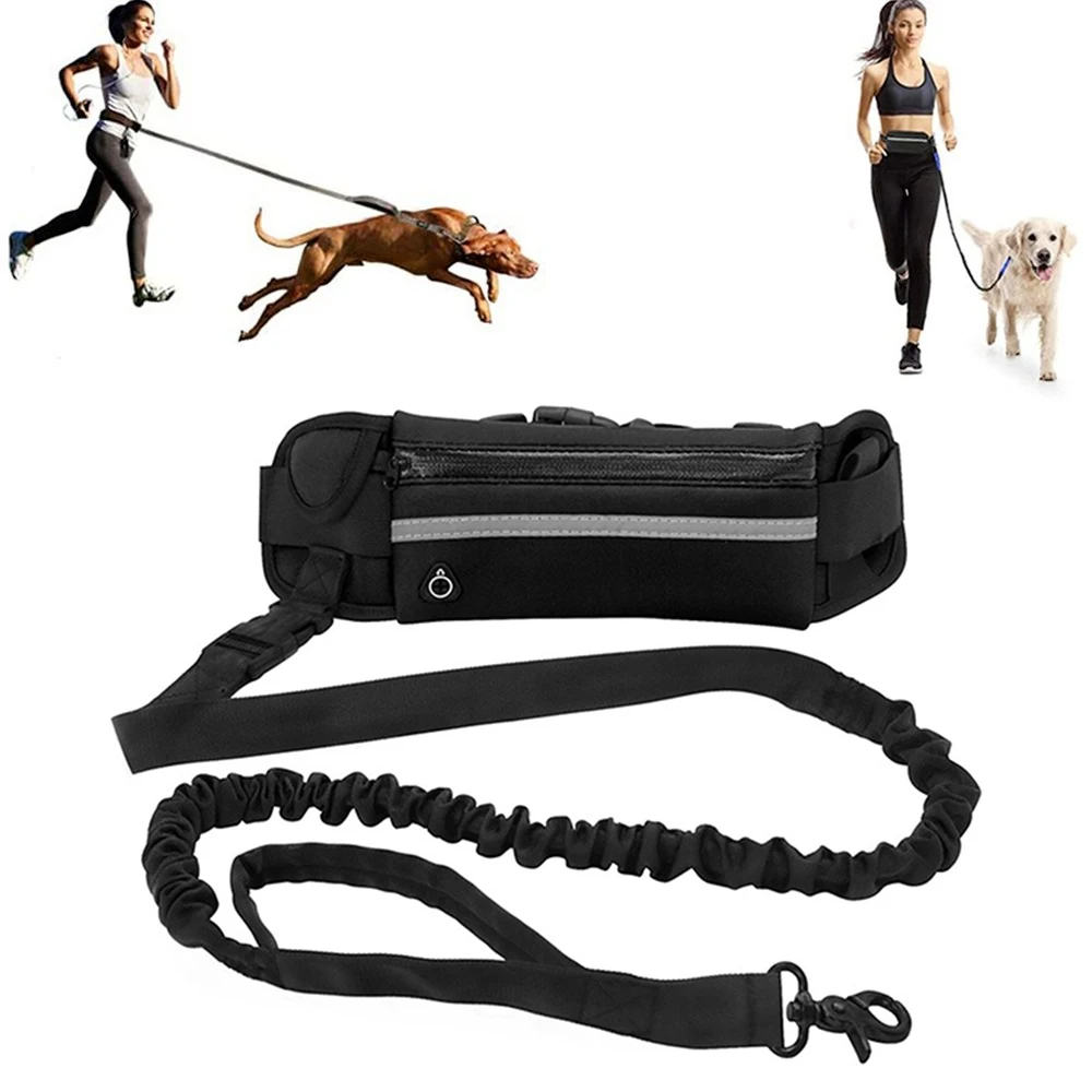 Hands Free Dog Running Leash Waist Belt - Hondenriem, hondenbenodigdheden, handsfree hondenriem voor rennen