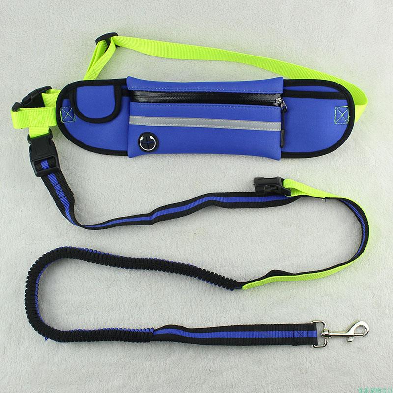 Hands Free Dog Running Leash Waist Belt - Handsfree hondenriem voor hardlopen, wandelen, reflecterende