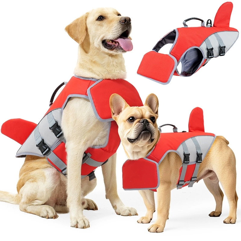 Dog Life Jacket Vest Buoyancy Handle - Reddingsvest voor honden Middelgrote honden Super