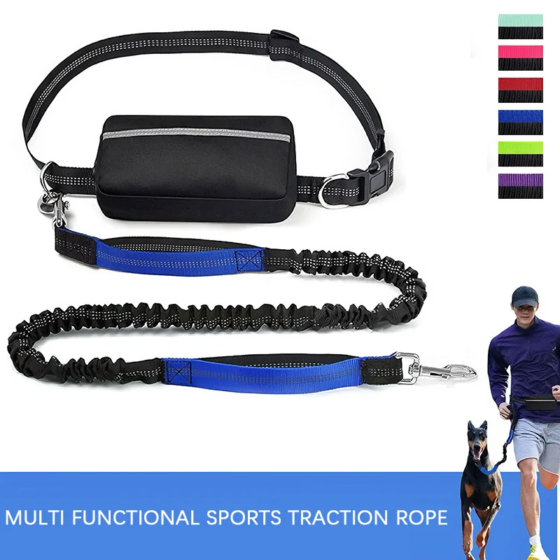 Hands Free Dog Running Leash Waist Belt - Handsfree hondenriem voor wandelen, hardlopen en