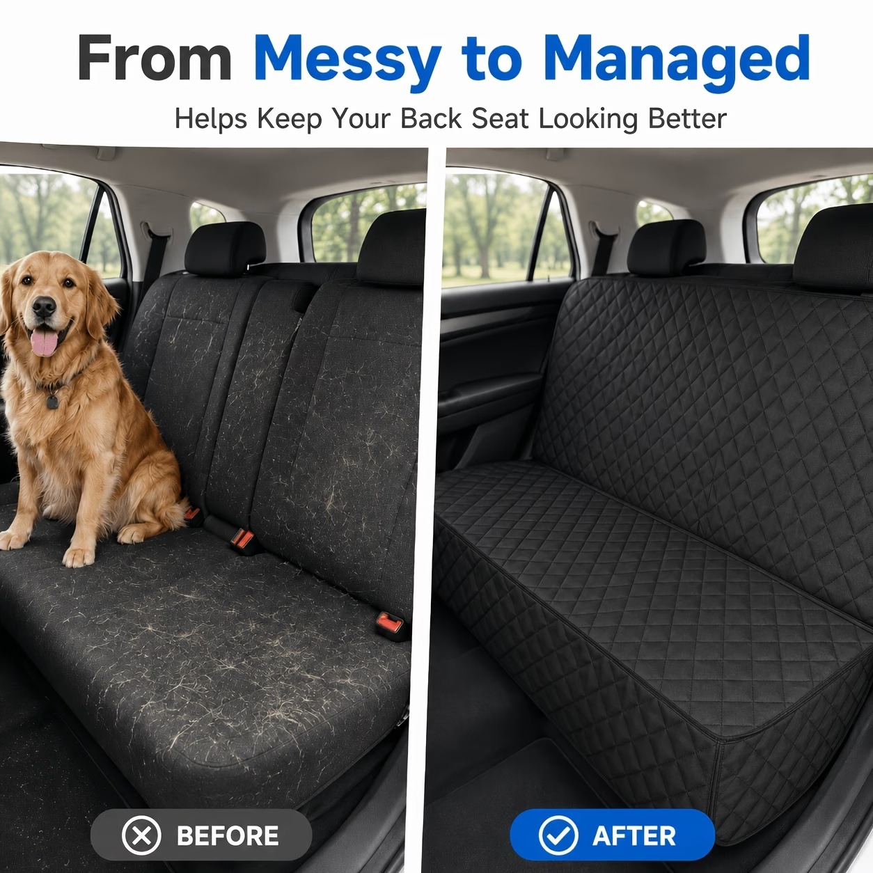 1 stuk autostoelhoes voor huis - Dog Car Seat Cover Waterproof Back Seat recensie en prijs