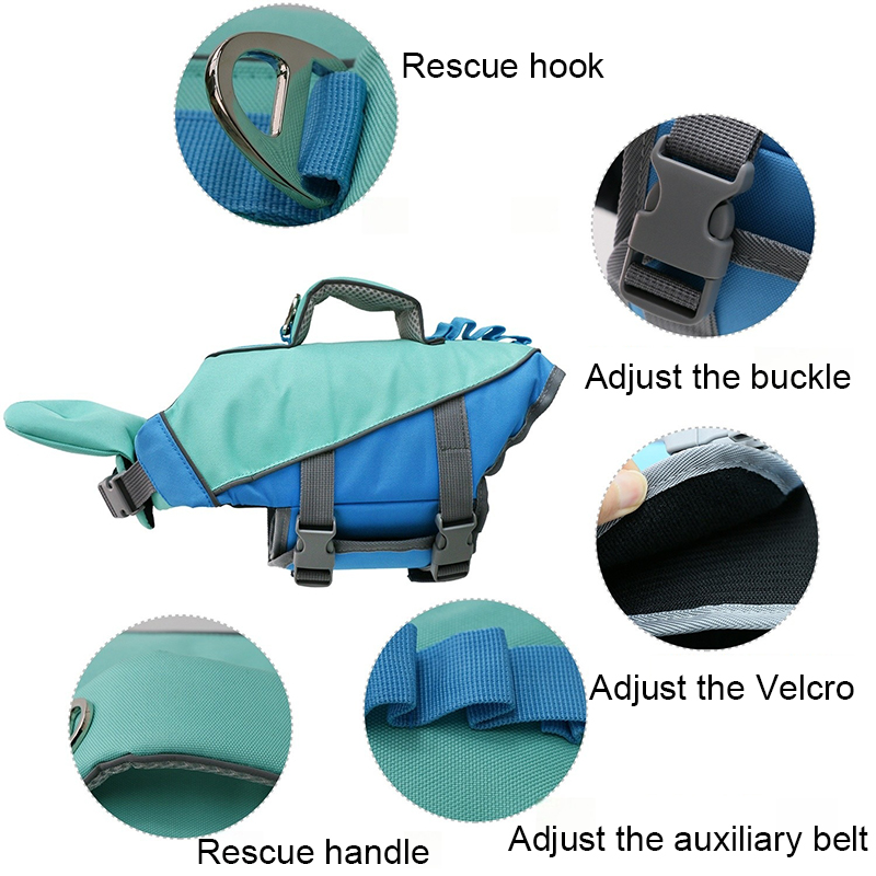 Honden Zwemkleding Honden Zwem - Dog Life Jacket Vest Buoyancy Handle recensie en prijs