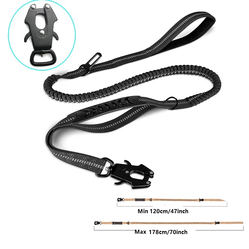 Geen Pull Hondenriem Reflecter - Bungee Dog Leash Shock Absorbing recensie en prijs