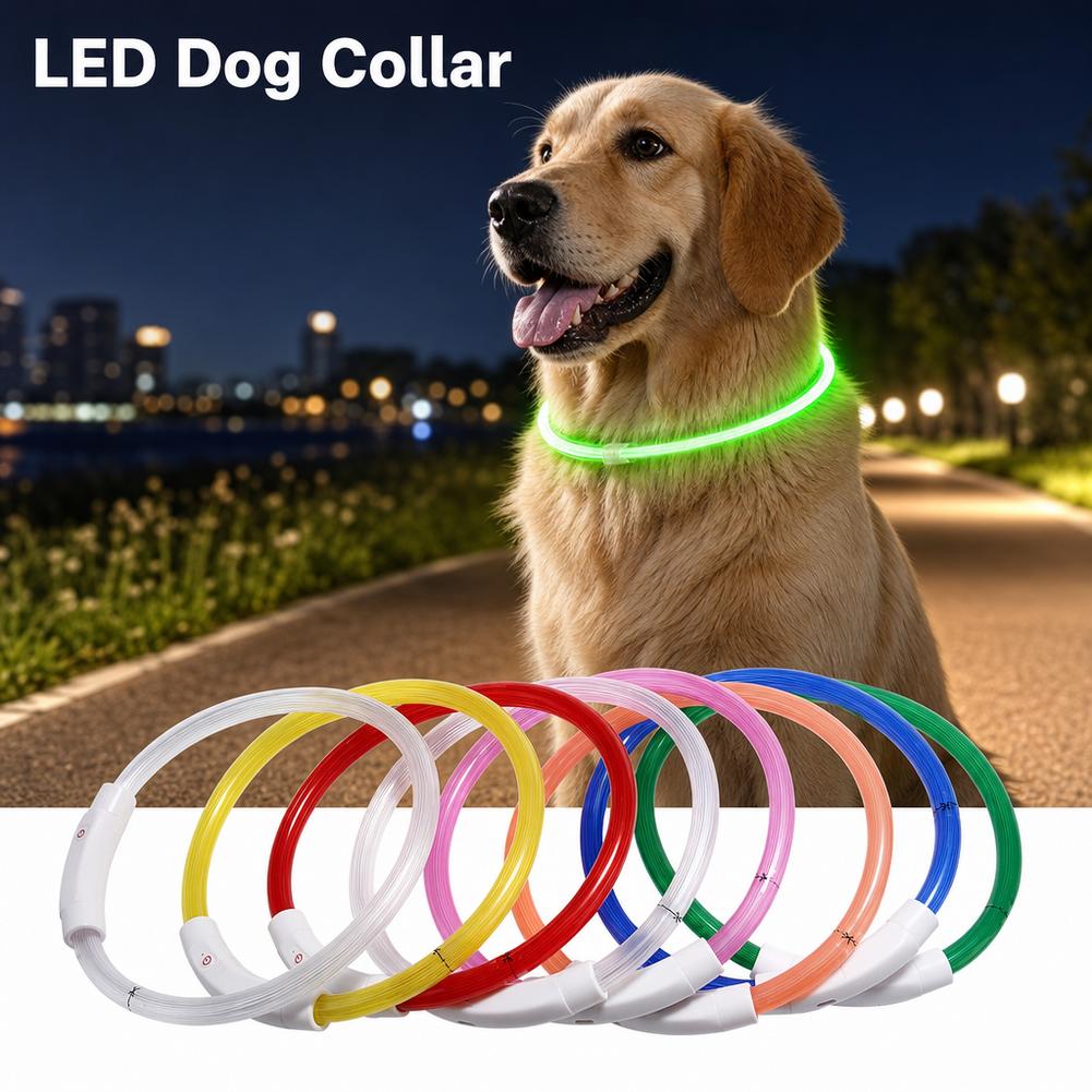 Oplaadbare LED hondenhalsband  - Led Dog Collar Glowing Rechargeable Usb recensie en prijs