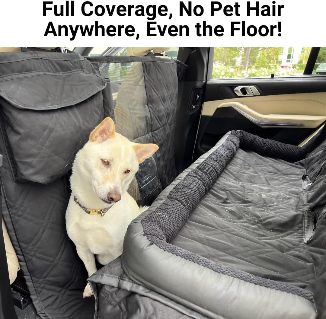 Premium Heavy Duty hondenbed a - Dog Car Seat Cover Waterproof Back Seat recensie en prijs