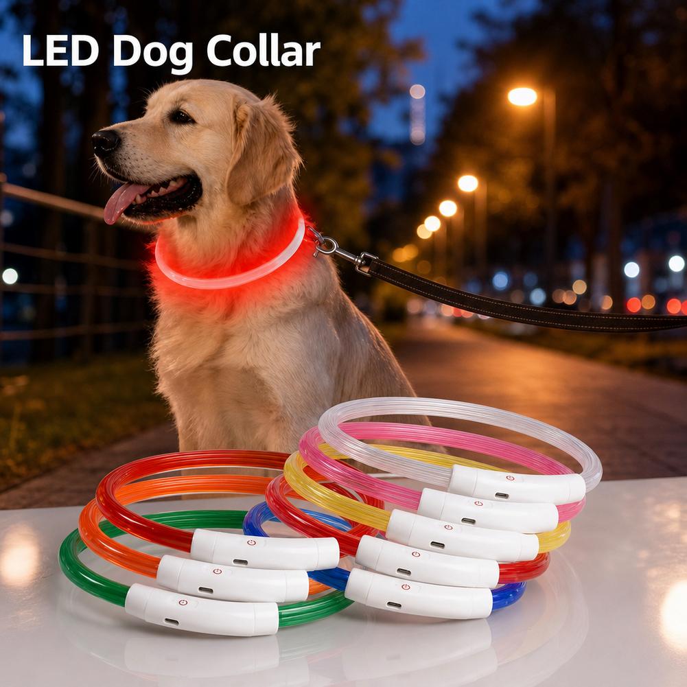 LED-hondenhalsband USB oplaadb - Led Dog Collar Glowing Rechargeable Usb recensie en prijs