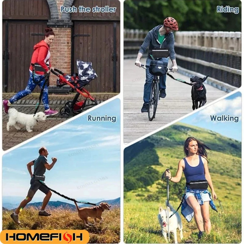 Multifunctionele hondenriem vo - Hands Free Dog Running Leash Waist Belt recensie en prijs