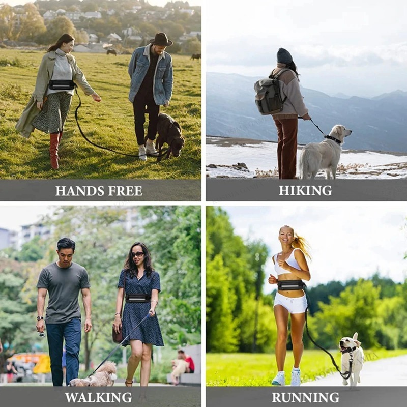 Multifunctionele hondenriem vo - Hands Free Dog Running Leash Waist Belt recensie en prijs