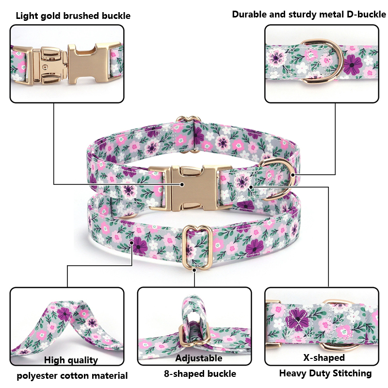 Gegraveerde halsband met riem  - Reflective Dog Collar Personalized Engraved recensie en prijs