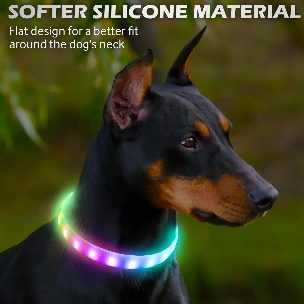 USB oplaadbare gloeiende halsb - Led Dog Collar Glowing Rechargeable Usb recensie en prijs