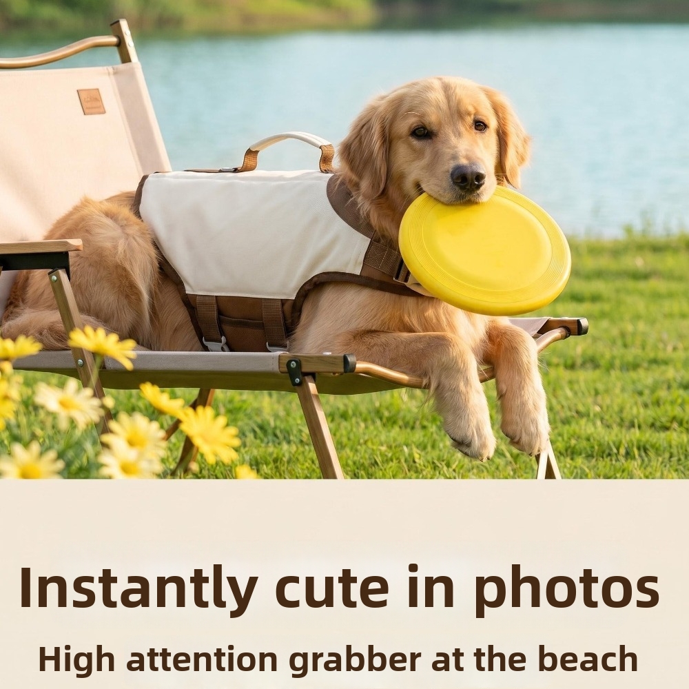 Verstelbaar hondenzwemvest, ad - Dog Life Jacket Vest Buoyancy Handle recensie en prijs