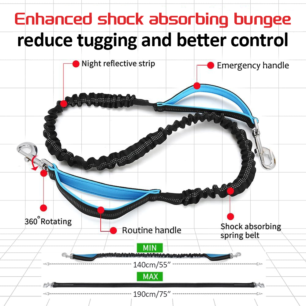 Handsfree hondenriem, hardloop - Hands Free Dog Running Leash Waist Belt recensie en prijs