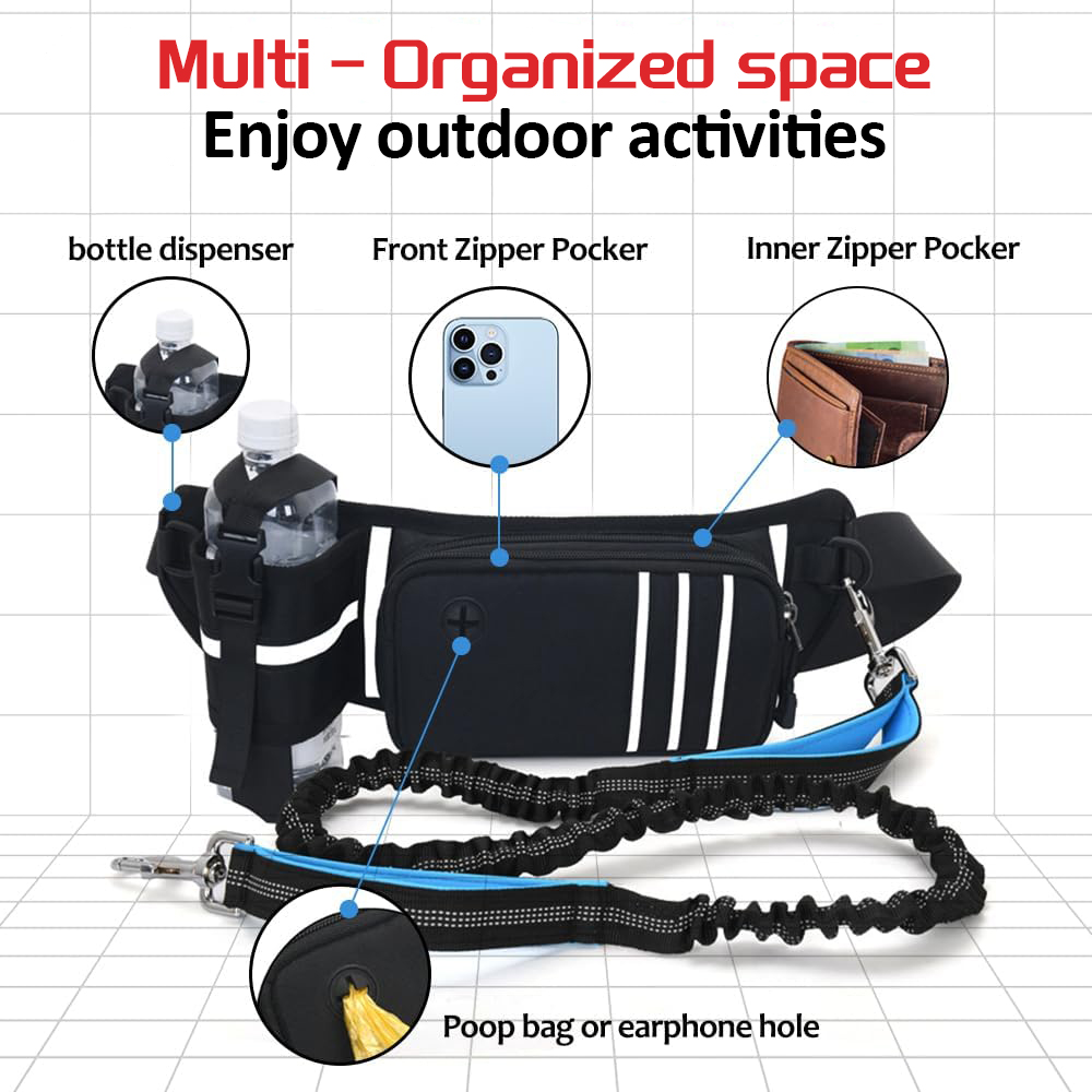 Handsfree hondenriem, hardloop - Hands Free Dog Running Leash Waist Belt recensie en prijs