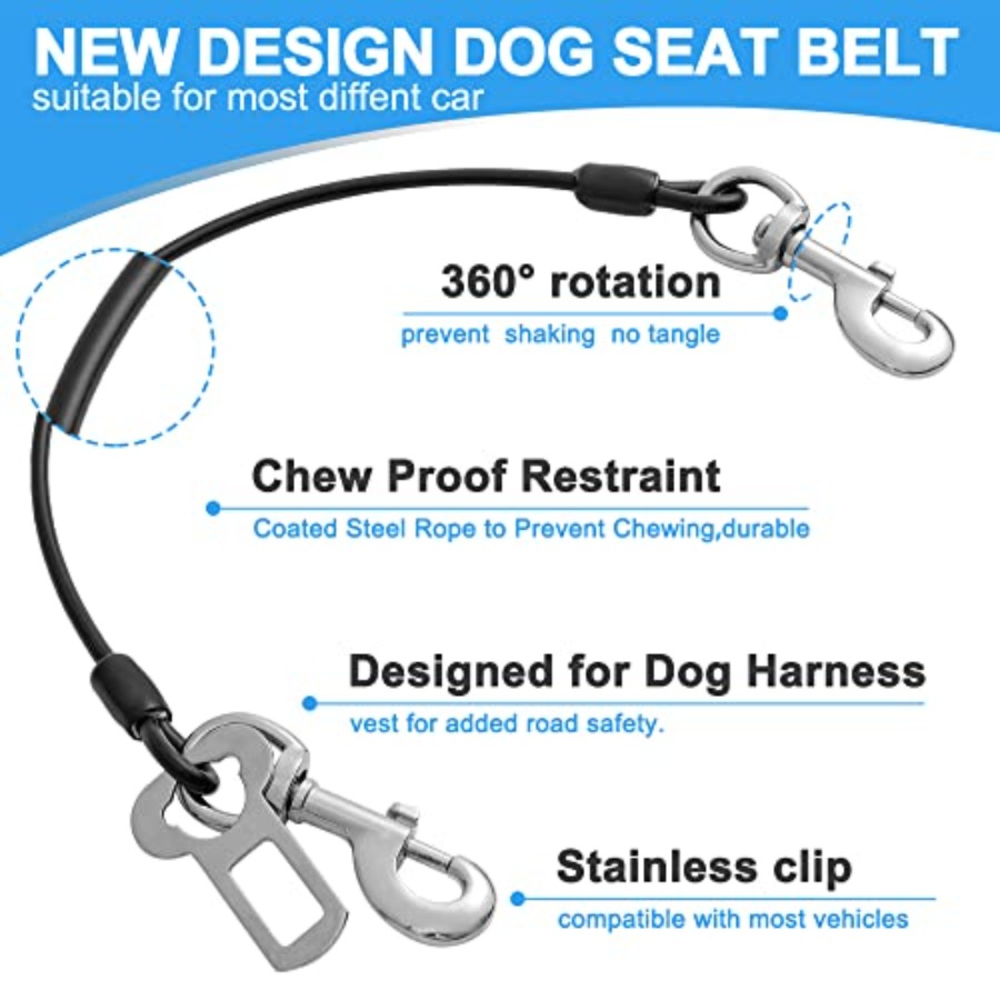 Hondentuig met veiligheidsgord - Dog Seat Belt Harness Safety Tether recensie en prijs