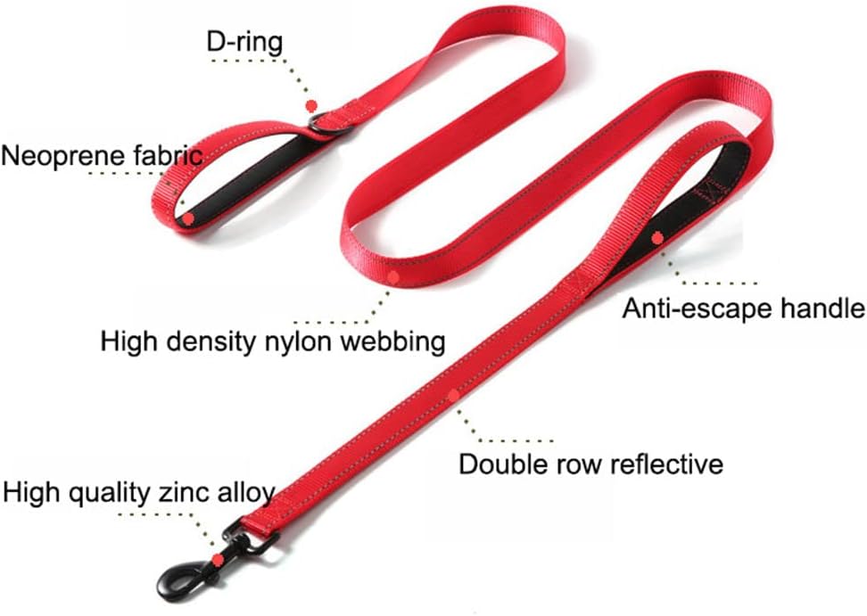 6FT Heavy Duty hondenriem voor - Heavy Duty Dog Leash Rope 6Ft Padded recensie en prijs