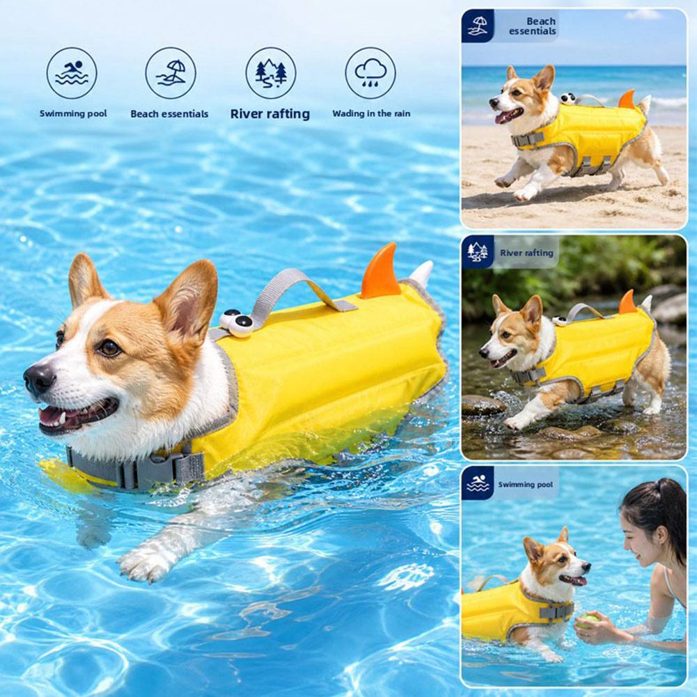 Zwemvesten voor honden Zwemves - Dog Life Jacket Vest Buoyancy Handle recensie en prijs