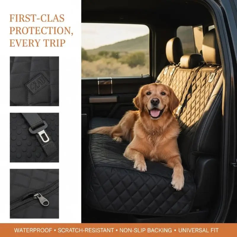 Autostoelhoes voor honden en k - Dog Car Seat Cover Waterproof Back Seat recensie en prijs