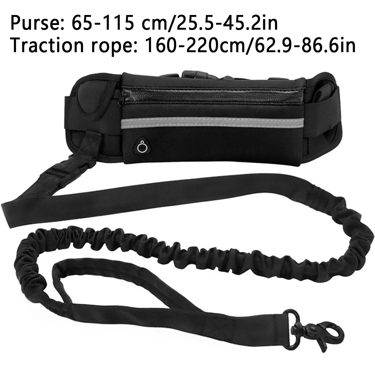 Hondenriem, hondenbenodigdhede - Hands Free Dog Running Leash Waist Belt recensie en prijs