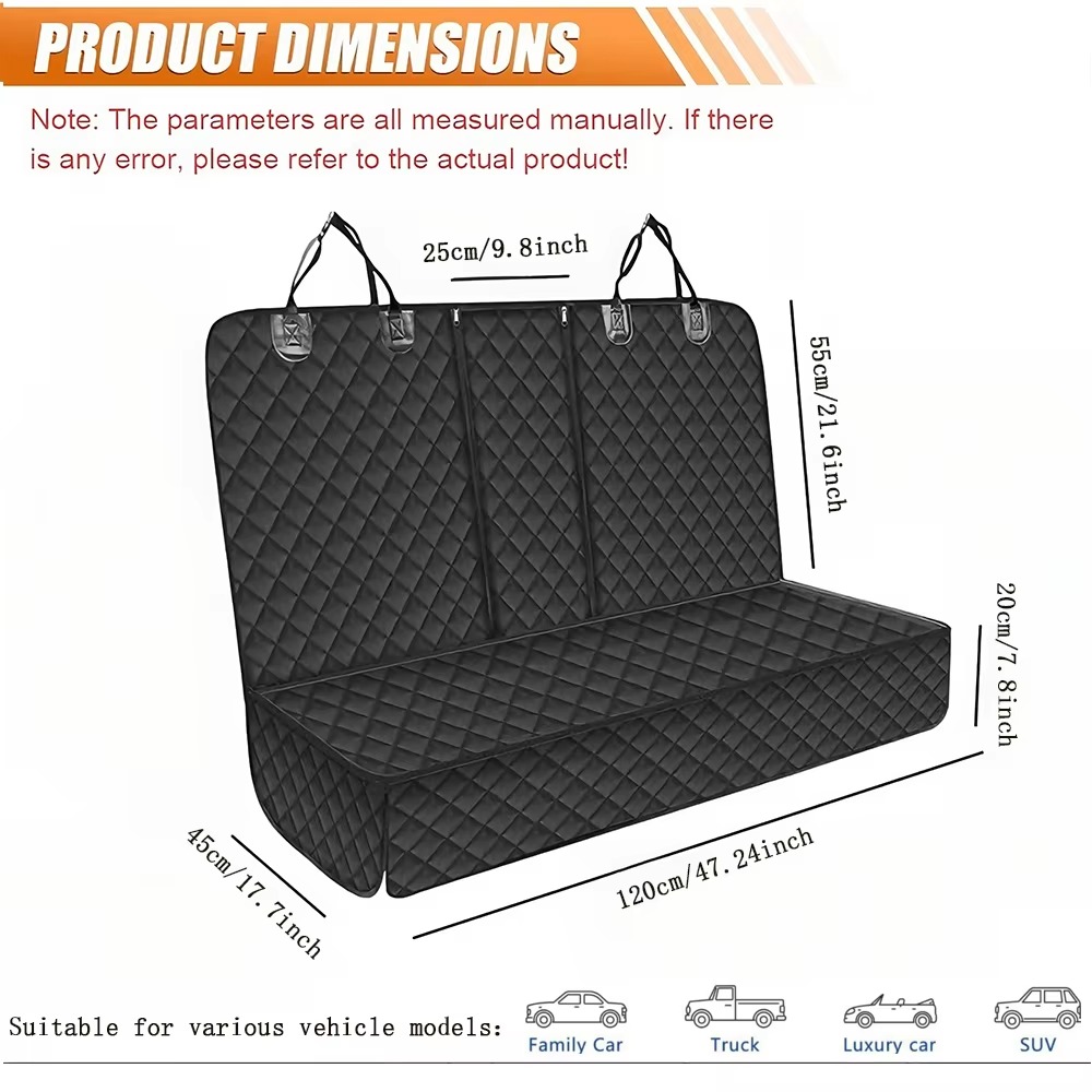 Autostoelbeschermer voor achte - Dog Car Seat Cover Waterproof Back Seat recensie en prijs