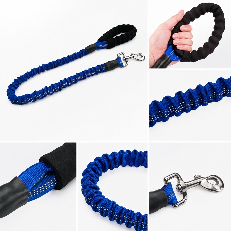 47,2 inch zware hondenriem met - Bungee Dog Leash Shock Absorbing recensie en prijs