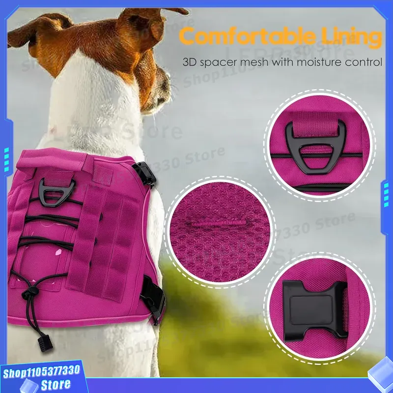 Robuust Tactisch Hondentuig vo - Tactical Dog Harness Military K9 Molle recensie en prijs