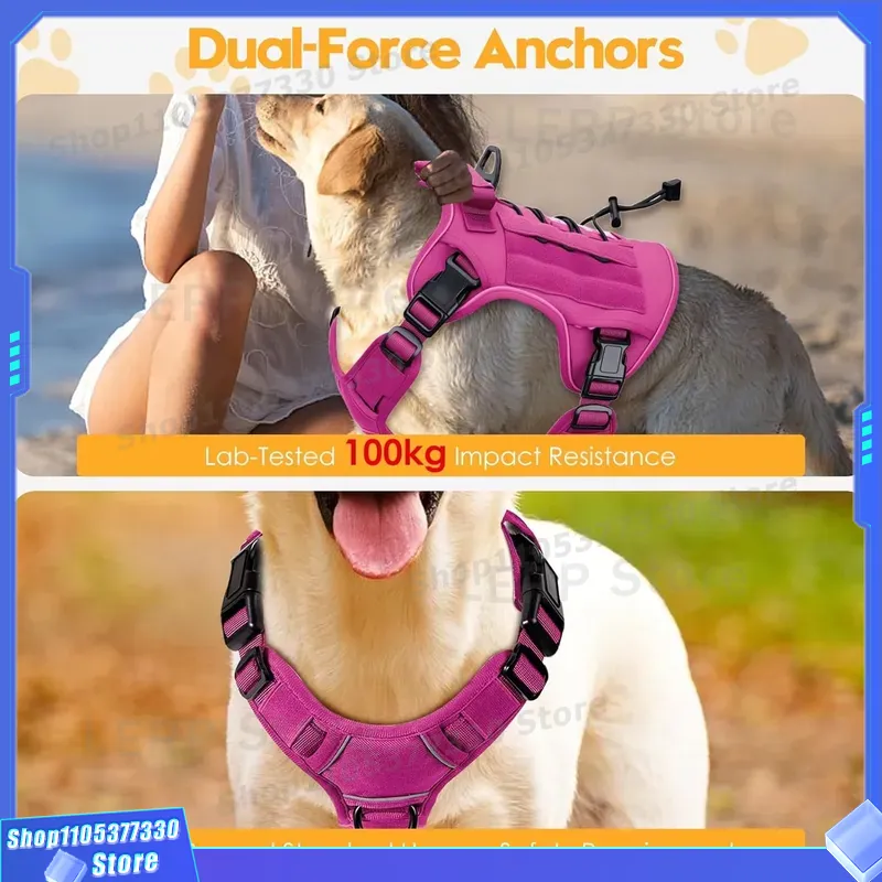 Robuust Tactisch Hondentuig vo - Tactical Dog Harness Military K9 Molle recensie en prijs