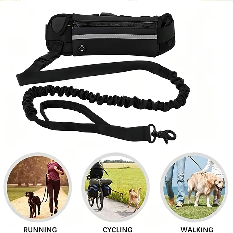 Handsfree hondenriem, reflecte - Hands Free Dog Running Leash Waist Belt recensie en prijs