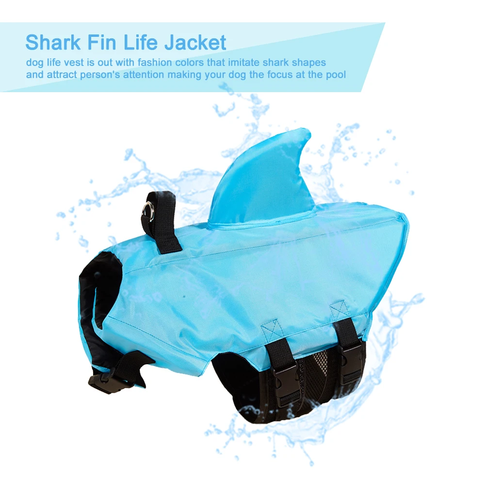 2026 Haaienvin Honden Zwemvest - Dog Life Jacket Vest Buoyancy Handle recensie en prijs
