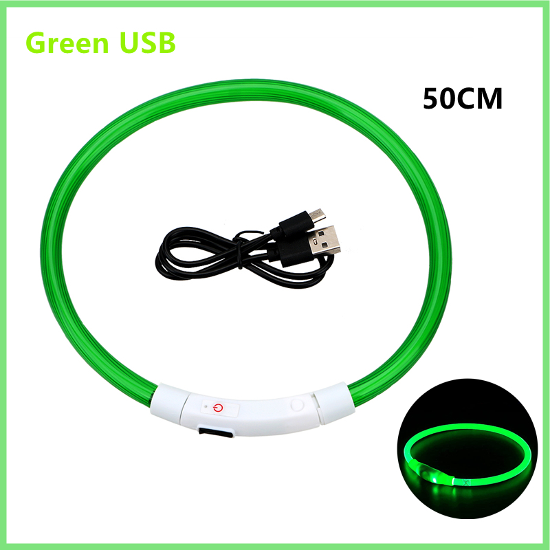 USB Oplaadbare Lichtgevende Ha - Led Dog Collar Glowing Rechargeable Usb recensie en prijs