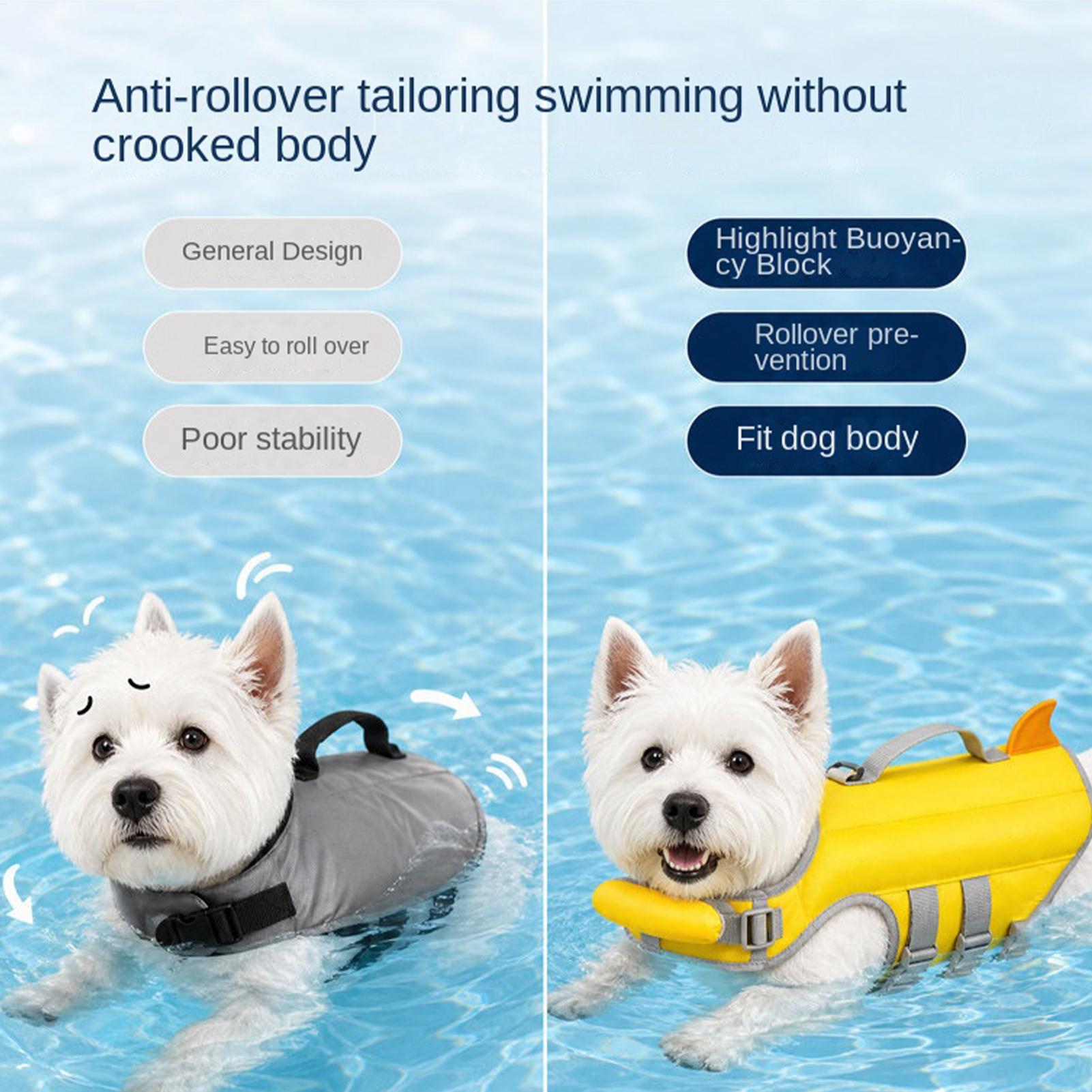 Hondenzwemvest met hoge drijfk - Dog Life Jacket Vest Buoyancy Handle recensie en prijs
