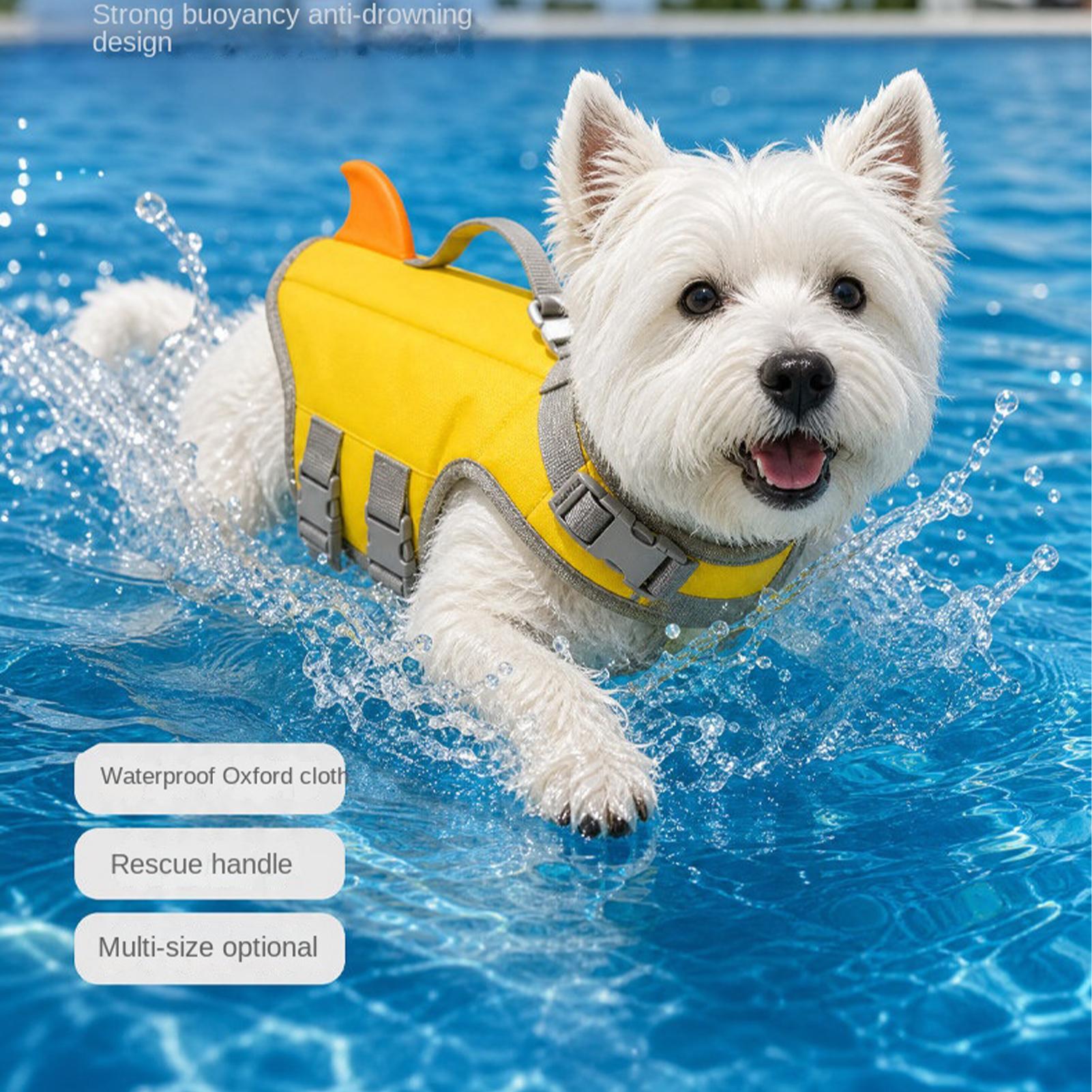 Hondenzwemvest met hoge drijfk - Dog Life Jacket Vest Buoyancy Handle recensie en prijs
