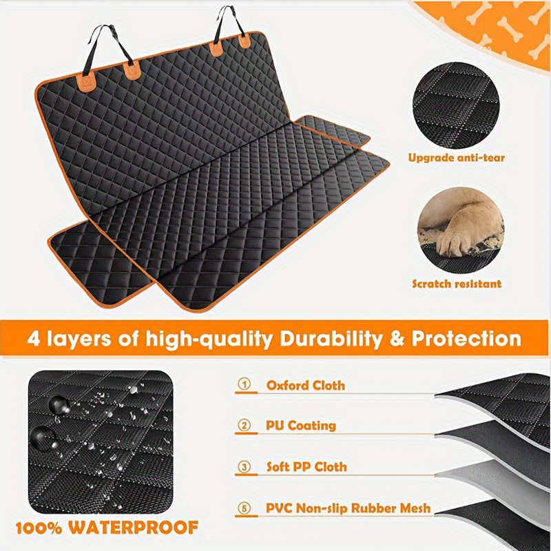 Hond Autostoelhoes Waterdicht  - Dog Car Seat Cover Waterproof Back Seat recensie en prijs