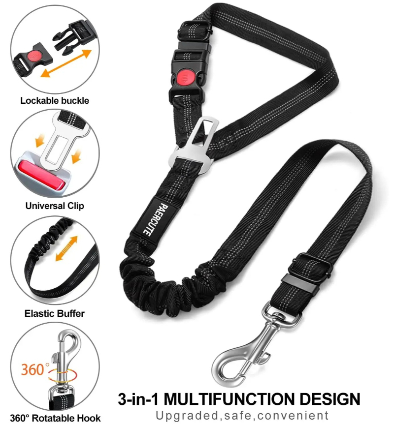 Hondenveiligheidsgordel Autoha - Dog Seat Belt Harness Safety Tether recensie en prijs