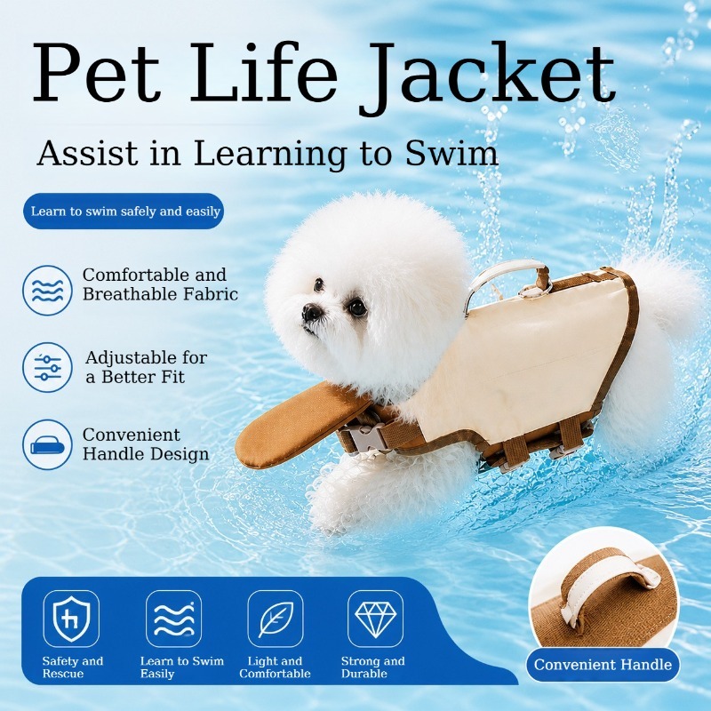 Hondenreddingsvest met redding - Dog Life Jacket Vest Buoyancy Handle recensie en prijs