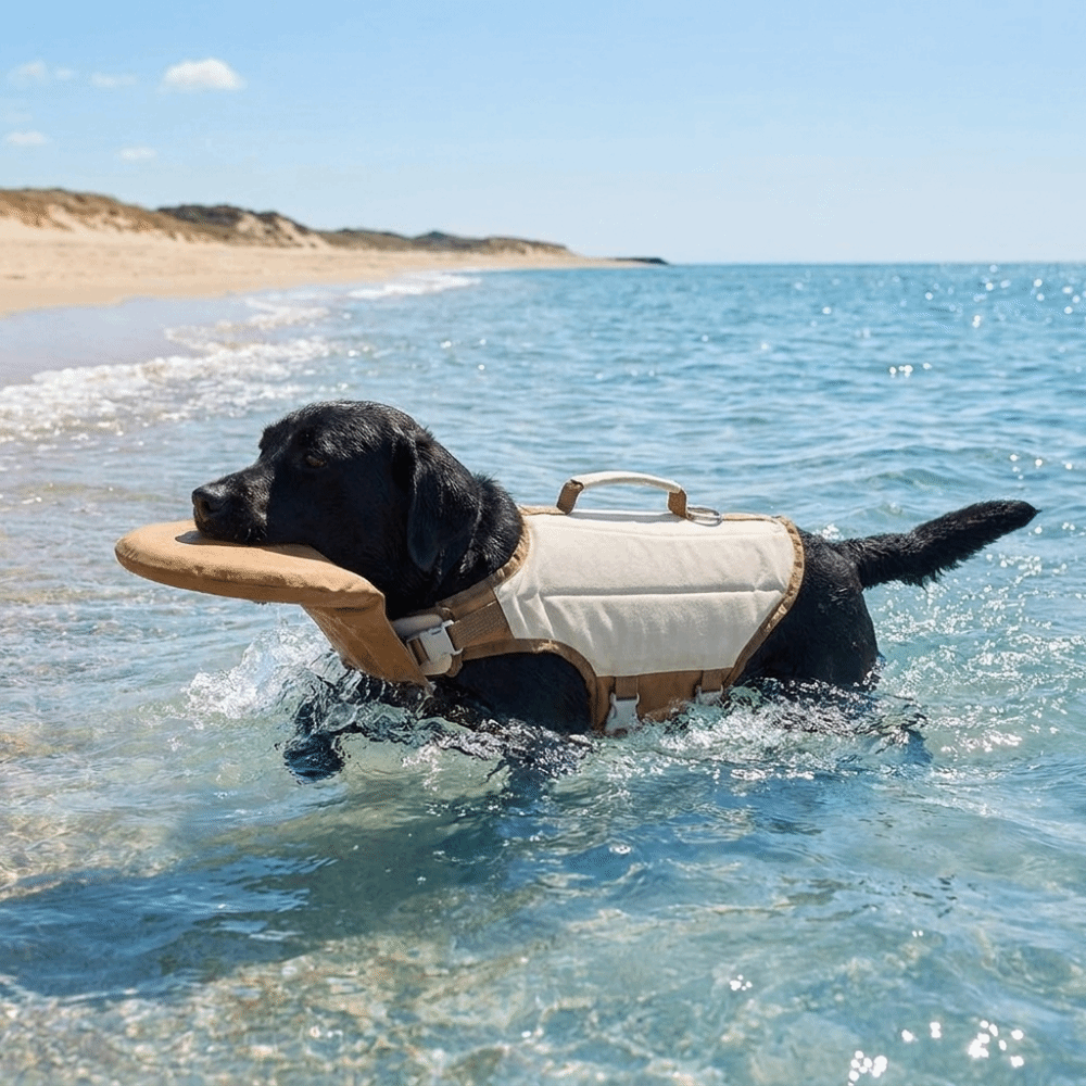 Verstelbaar hondenreddingsvest - Dog Life Jacket Vest Buoyancy Handle recensie en prijs