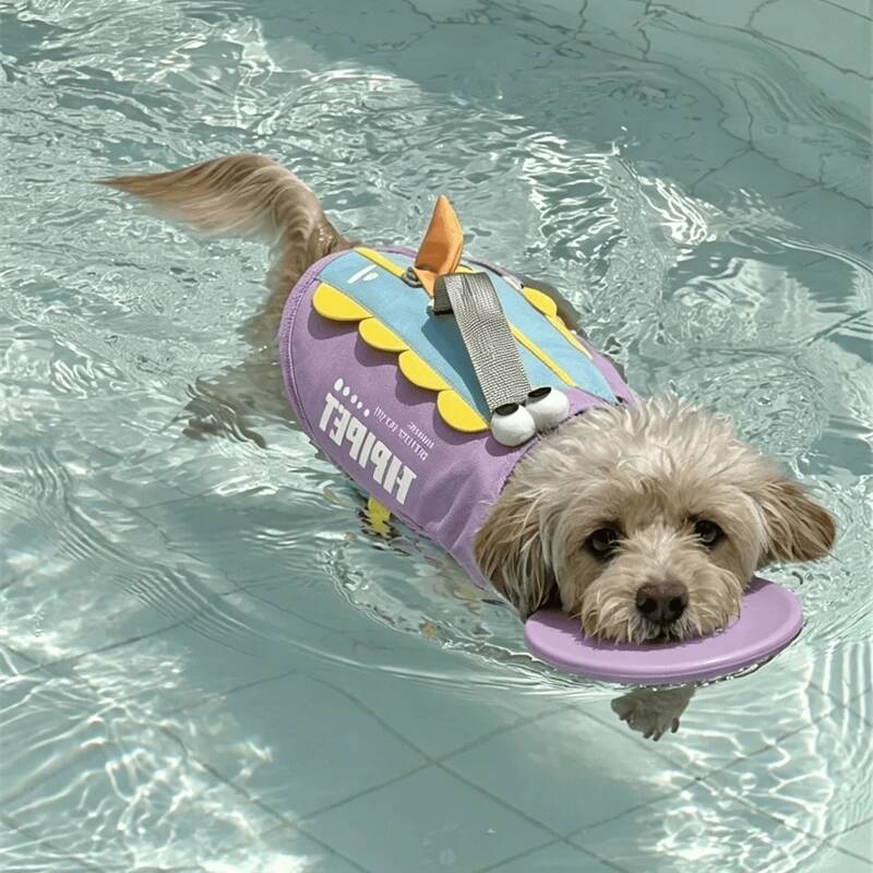 Hondenzwemvest in schattige ha - Dog Life Jacket Vest Buoyancy Handle recensie en prijs