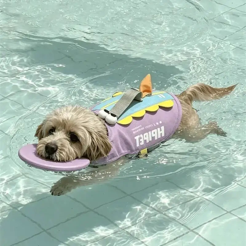 Hondenzwemvest in schattige ha - Dog Life Jacket Vest Buoyancy Handle recensie en prijs