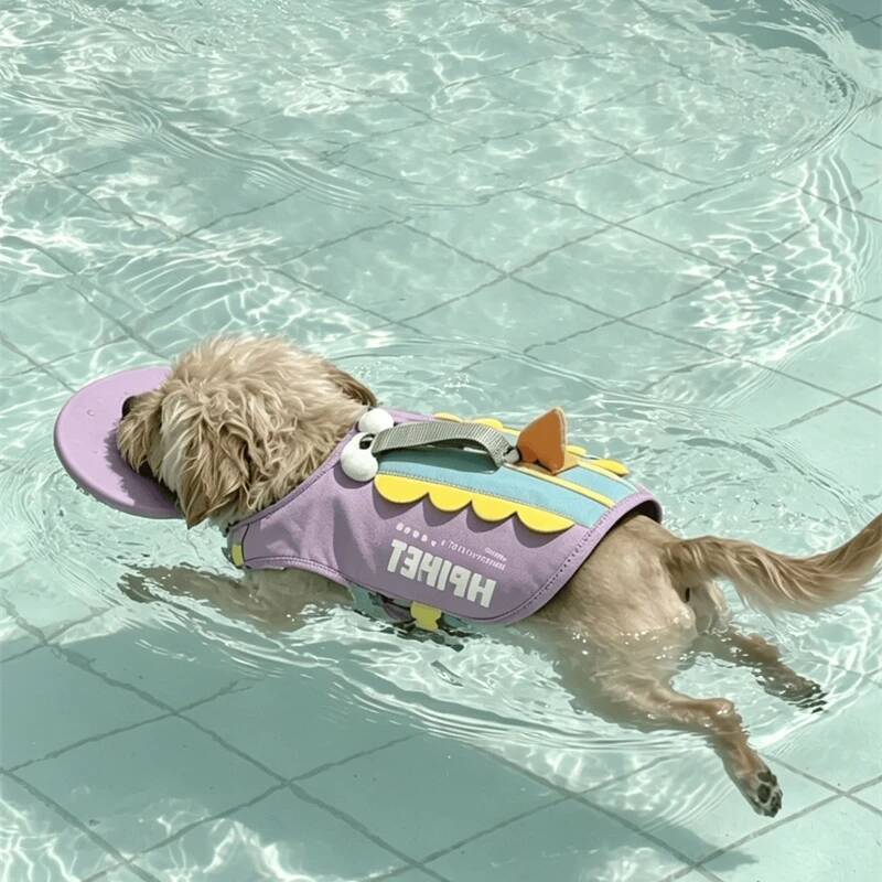 Hondenzwemvest in schattige ha - Dog Life Jacket Vest Buoyancy Handle recensie en prijs