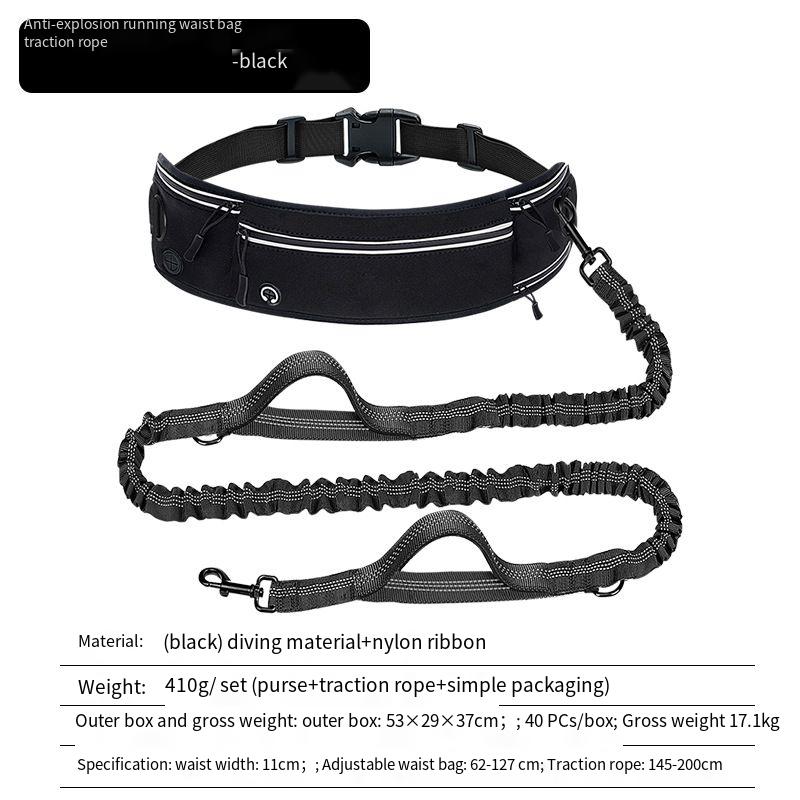 Handsfree hondenriem voor hard - Hands Free Dog Running Leash Waist Belt recensie en prijs