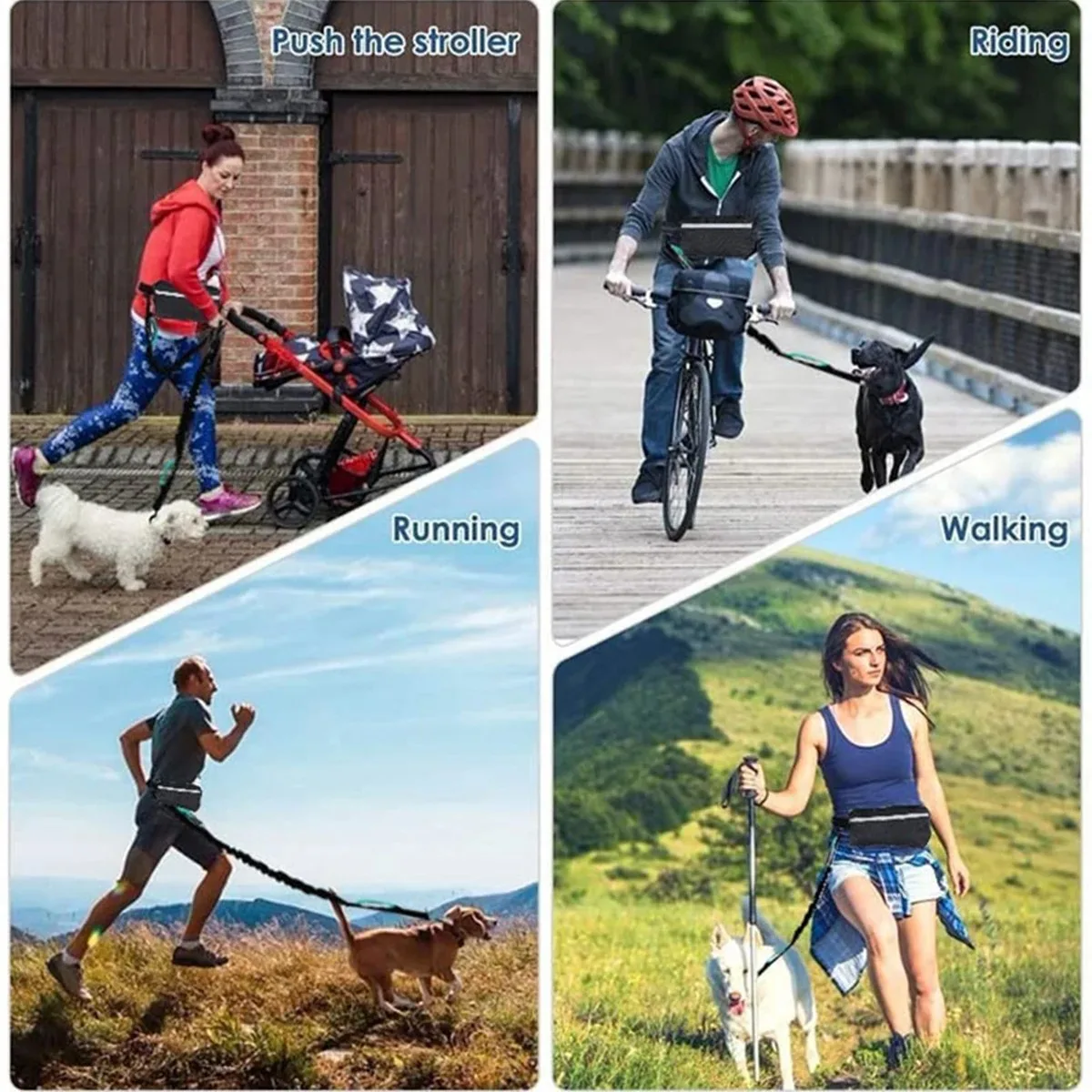 Handsfree hondenriem voor hard - Hands Free Dog Running Leash Waist Belt recensie en prijs