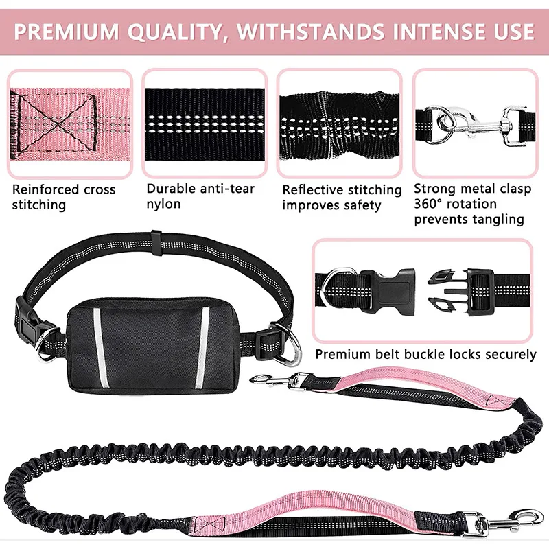Handsfree hondenriem voor wand - Hands Free Dog Running Leash Waist Belt recensie en prijs